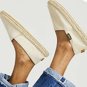 NEW Ubuntu Women’s Handmade Canvas Espadrille Slip On Shoes Size 7